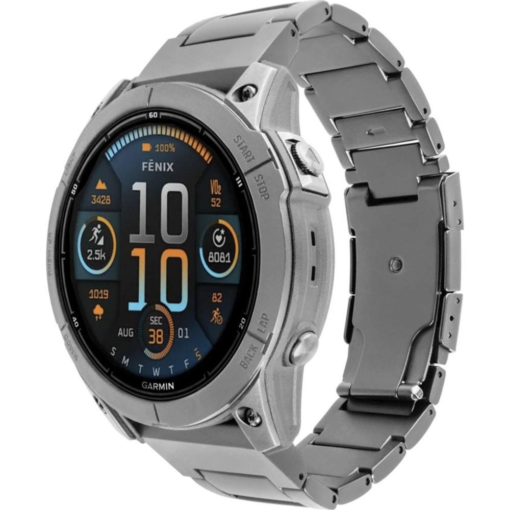 Silikonowy pasek Fixed Titanium Strap 26mm do smartwatcha w kolorze szarym